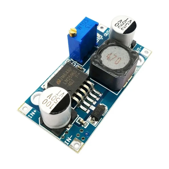 LM2596S-ADJ 3-40V DC-DC Ayarlanabilir Kademeli Güç Kaynağı Modülü 3A LM2576 ürün görseli