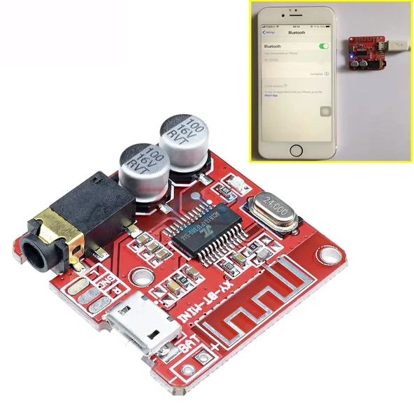 XY-BT-Mini Bluetooth 4.1 Modülü MP3 Lossless Decoder Kart Araç Hoparlör Amfi - Resim 5