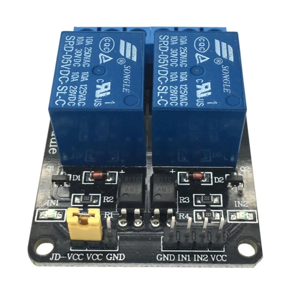 2 Yönlü 5V Optocoupler Koruma Röleli Geliştirme Kartı - Resim 6