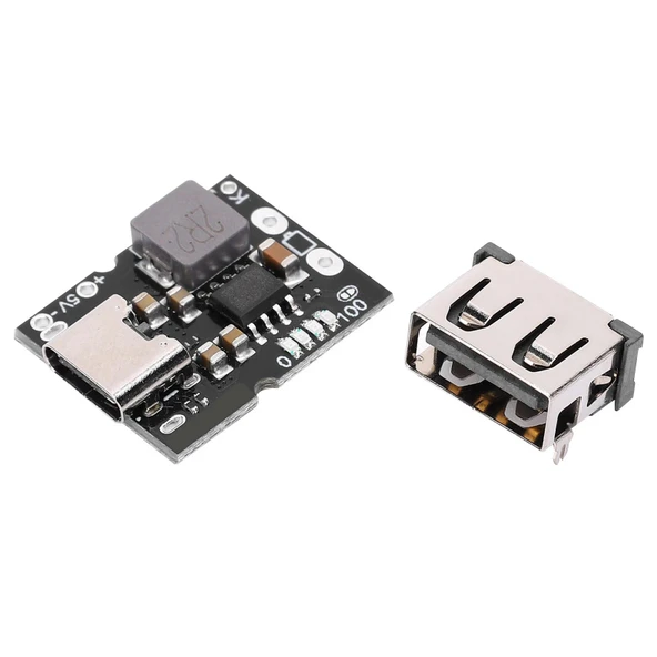 Type-C 5V 2A Güç Modülü Şarj ve Deşarj Entegre Modül 4.2/4.35V Lithium Battery Uyumlu - Resim 6