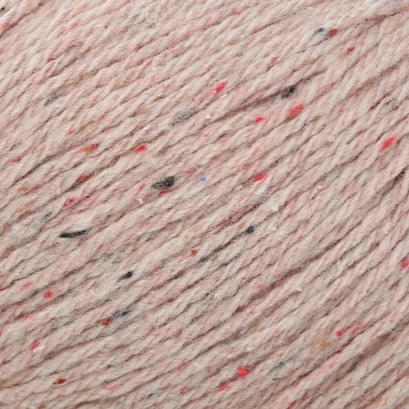 La Mia Re-Tweed Bej  Melanj El Örgü İpi - L022 - Resim 2