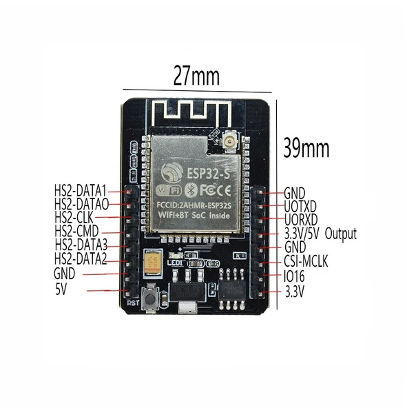 ESP32-CAM WiFi Bluetooth Geliştirme Kartı - 4