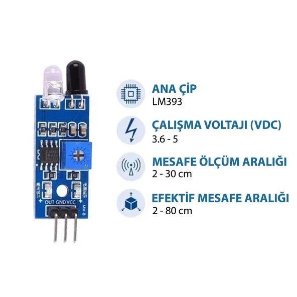 Infrared Engel Algılama Kaçınma Modülü - 4
