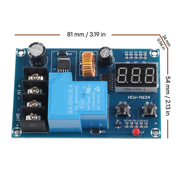 XH-M604 Lityum Batarya Şarj Kontrol Modülü - Resim 4