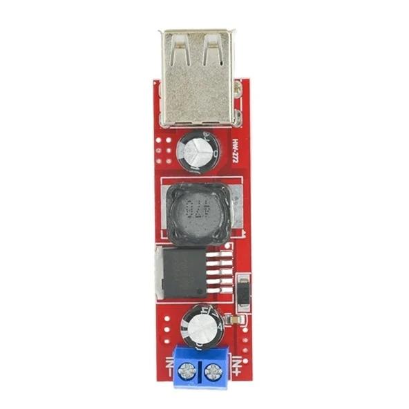 Dual USB Soket Output 9V/12V/24V/36V to 5VDC-DC 3A Step-Down Araç Şarj - Resim 3