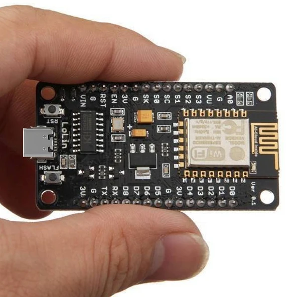 ESP8266 CH340 NodeMcu Lua WIFI V3 USB-C Geliştirme Kartı - Resim 3