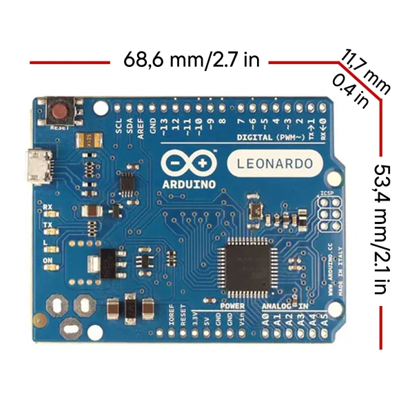 Leonardo R3 ATMEGA32U4 Mikrodenetleyici - Resim 4