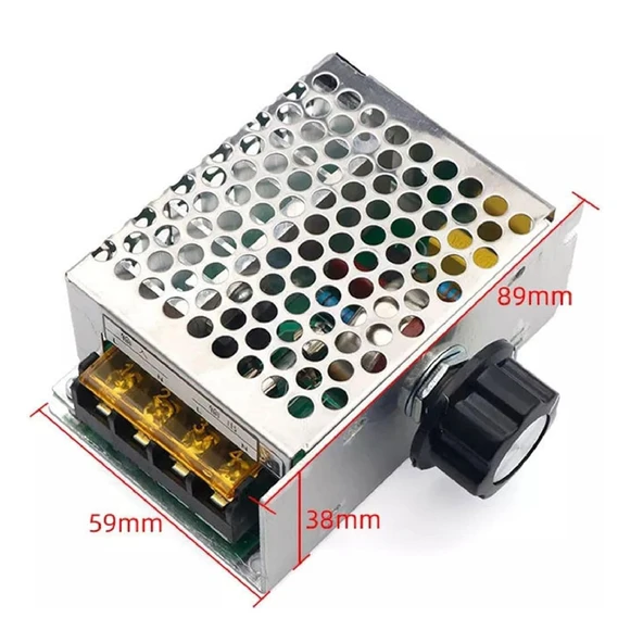 4000W SCR Elektronik Voltaj Regülatör Modülü Yüksek Güç - Resim 4