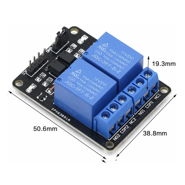 2 Yönlü Optokuplör Korumalı Röle 12V - 4