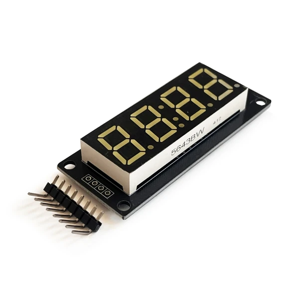 4 Basamaklı LED Gösterge Modülü 7-segment TM1637 - Resim 5