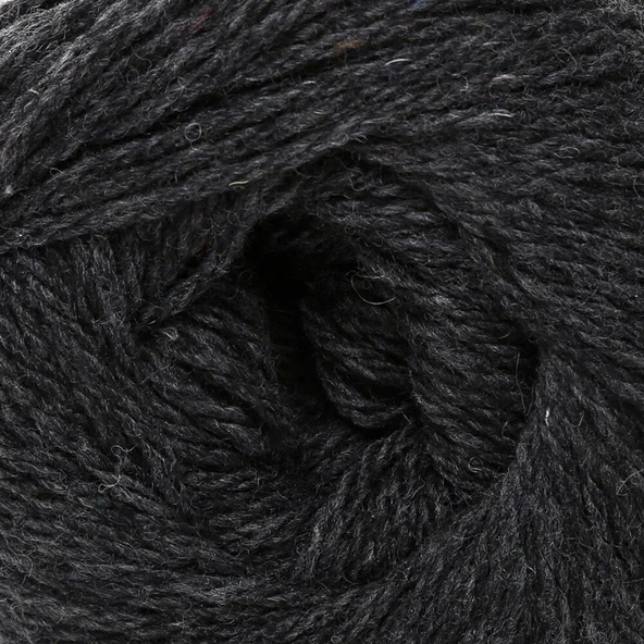 La Mia Re-Tweed Koyu Gri Melanj El Örgü İpi - L158 - Resim 3
