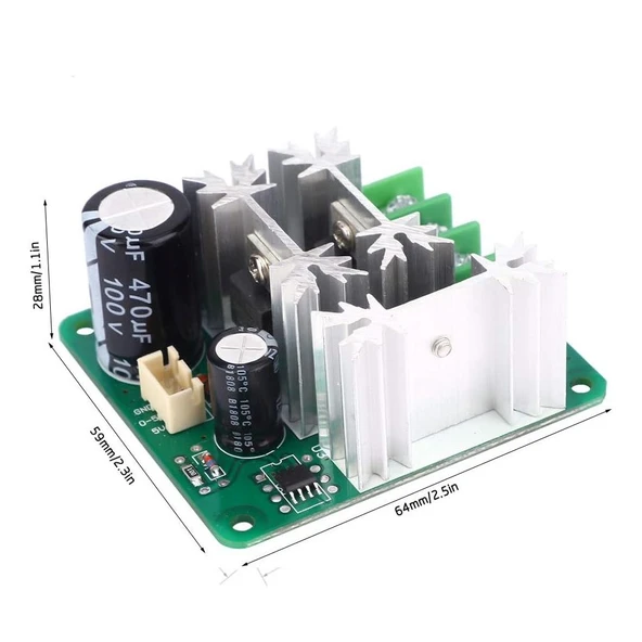 CCMHCN DC Motor Hız Kontrol Cihazı PWM PLC 6V12V36V60V90V15A - 4