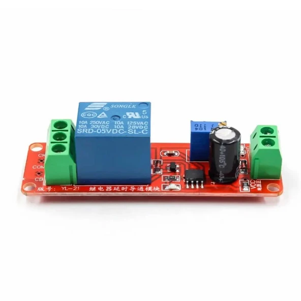 NE555 Zaman Gecikmeli Röle Kartı Monostable (5V) Otomotiv Elektrikli Aletler - Resim 5