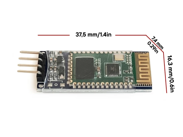 HC-05 Master-Slave Entegre Bluetooth Modülü - Resim 4
