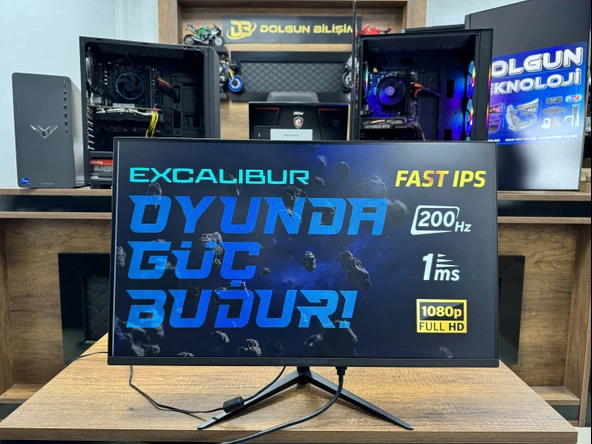 Casper Excalibur M.E238FHD-G 23.8” Full HD Curved 200Hz VA 1ms Oyuncu Monitörü (İKİNCİ EL)