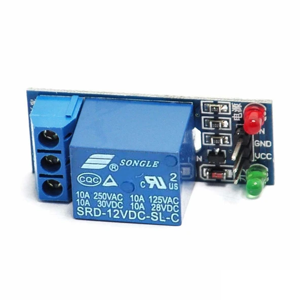Tek Yön 1-Way Relay Module 12V Röle Modül Düşük Seviye Tetikleme Rölesi - Resim 6