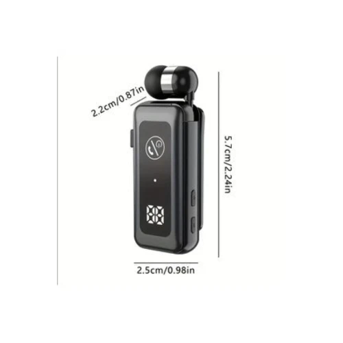 Pg20 Kablolu Makaralı Bluetooth Kulaklık Uzun Pil Ömrü Dijital Göstergeli - Resim 2