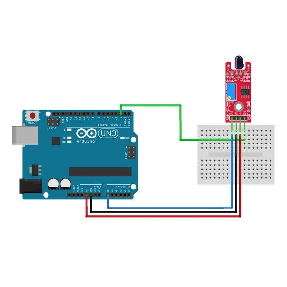 KY-026 Infrared Alev Algılama Sensörü - Resim 6