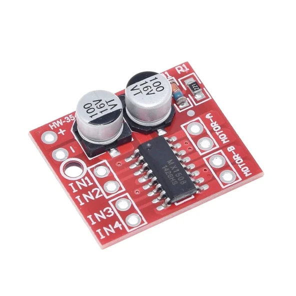 L298N Mini 2 Yönlü Motor Sürücü İleri ve Geri PWM Hız Regülatörü Dual H-Bridge Stepper Motor ürün görseli