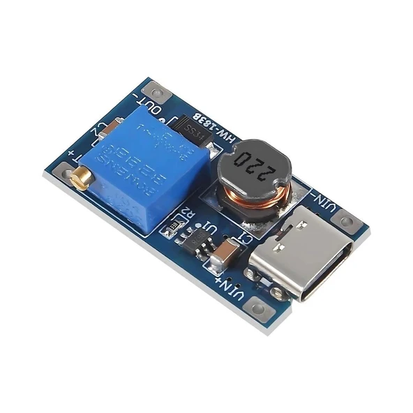 MT3608 2A DC-DC Ayarlanabilir Yükselteç Modül 2-24V to 5/9/12/-28V - 6