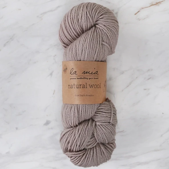 La Mia Natural Wool Bej El Örgü İpi - H3 - 33605 ürün görseli 1