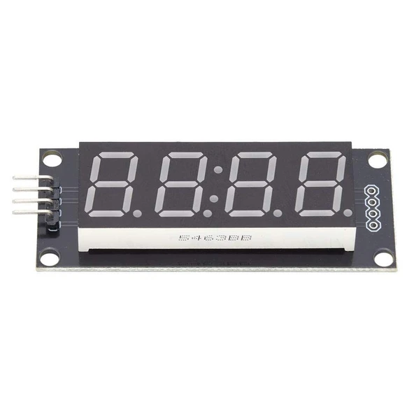 4 Basamaklı LED Gösterge Modülü 7-segment TM1637 - Resim 2