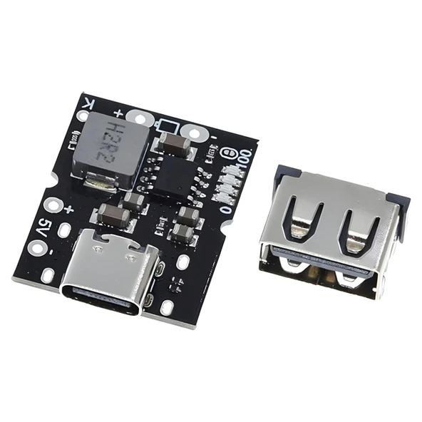 Type-C 5V 2A Güç Modülü Şarj ve Deşarj Entegre Modül 4.2/4.35V Lithium Battery Uyumlu - Resim 3