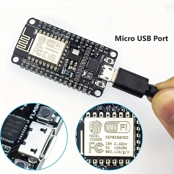 ESP8266 CP2102 Geliştirme Kartı - 3