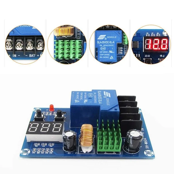 XH-M604 Lityum Batarya Şarj Kontrol Modülü - Resim 5