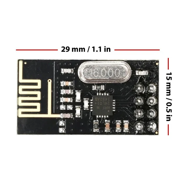 NRF24L01+ Kablosuz Alıcı Verici Modül Power Enhanced Version SI24R1 2.4G İletişim - 4