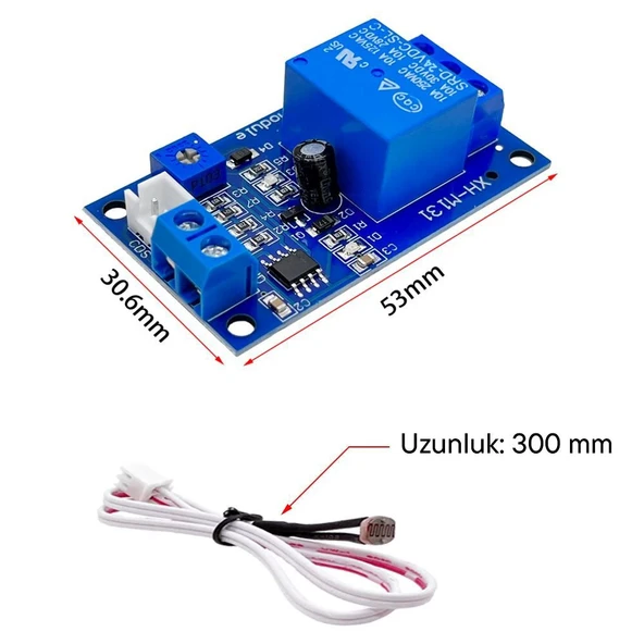 XH-M131 24V Otomatik Parlaklık Kontrollü Photoresistor Modül - Resim 3