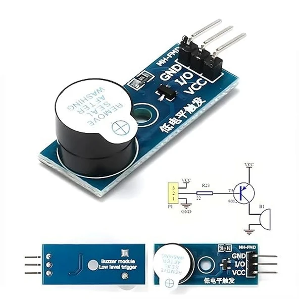 Mini Aktif Buzzer Zil Ses Kartı - Resim 5