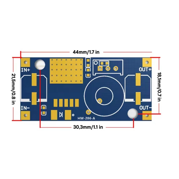 Step-Down Güç Modülü 5A XL4005 4015 DC-DC Çıkış Ayarlanabilir - Resim 4