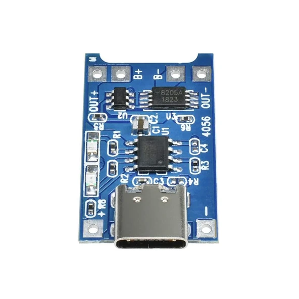 TP4056 1A Lityum Pil Şarj Modülü Type-C USB Şarj Korumalı - Resim 6