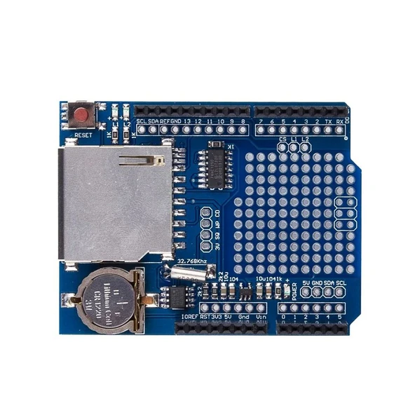 Data Kayıt SD Kartlı Data Logging Shield Reset Butonlu - 2