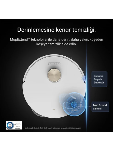 Dreame L20 Ultra Beyaz Çöp İstasyonlu Akıllı Robot Süpürge - Resim 2
