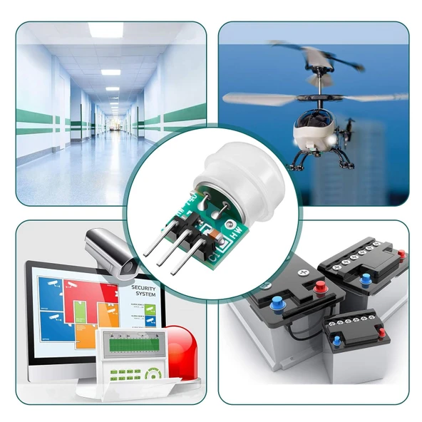 Mini PIR Dedektörü Sensör AM312 - Resim 5