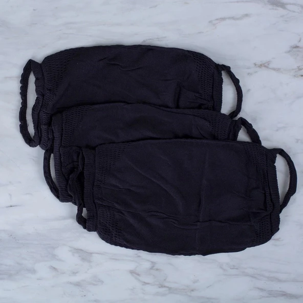 Loren 3 Adet Yıkanabilir Maske - 1