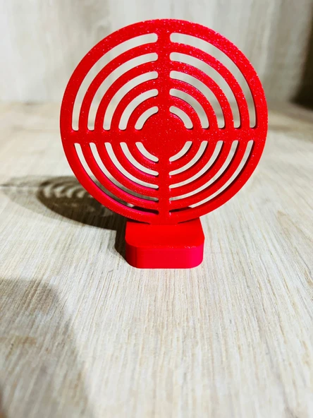 Hedef 9 cm Kırmızı Renk + 21 Paket Plastik Boncuk - 6