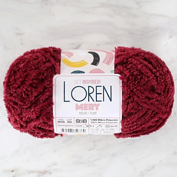 Loren Mery Mürdüm El Örgü İpi - M418 - Resim 3