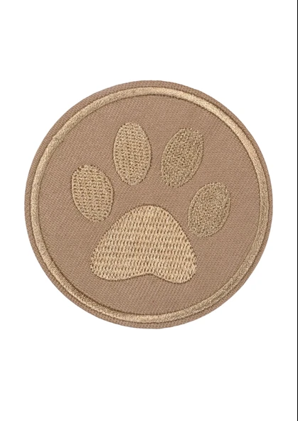 Aplike Ütü İle Yapışan Kahve Pati Arma 5 cm ürün görseli 1