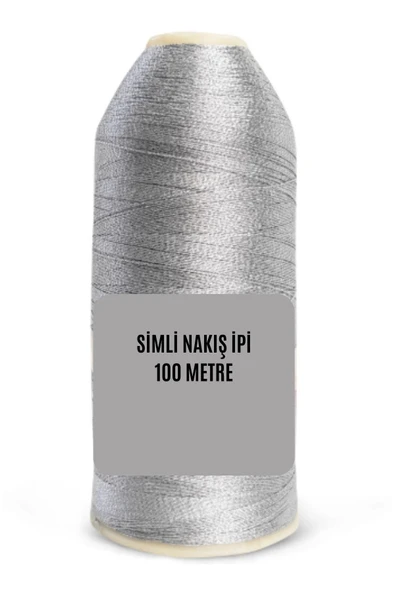 Nakış Simi 100 Metre Gümüş ürün görseli