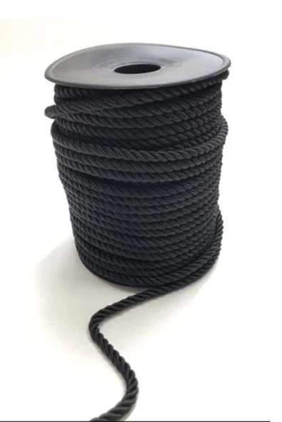 Kordon İp 5 mm Siyah - Resim 2