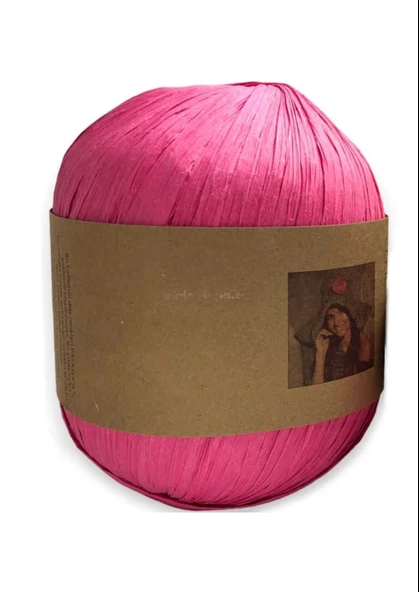 Rafya İp 50 gr Fuşya 75 ürün görseli 1