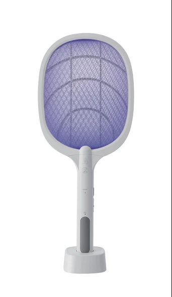 Patix Sivrisinek Öldürücü Raket ve Sivrisinek Lambası - Şarjlı - 3000V-500mAh-UV-Kısa Devre Korumalı