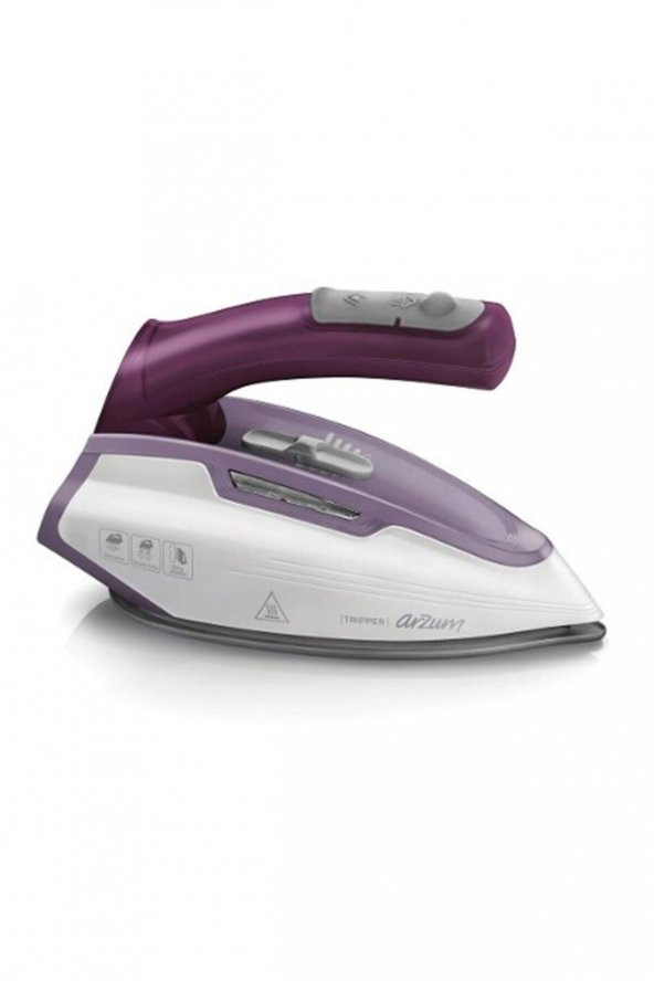 AR690 Arzum Tripper Mini Seyahat Ütüsü Mor  1150 W - 4