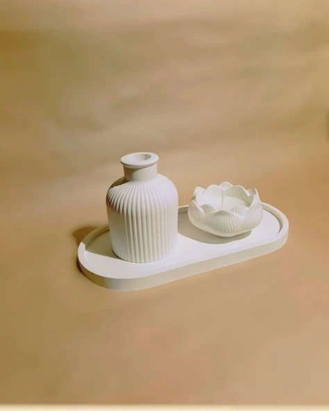 Minelly Linea Lotus Mumlu Set - 2