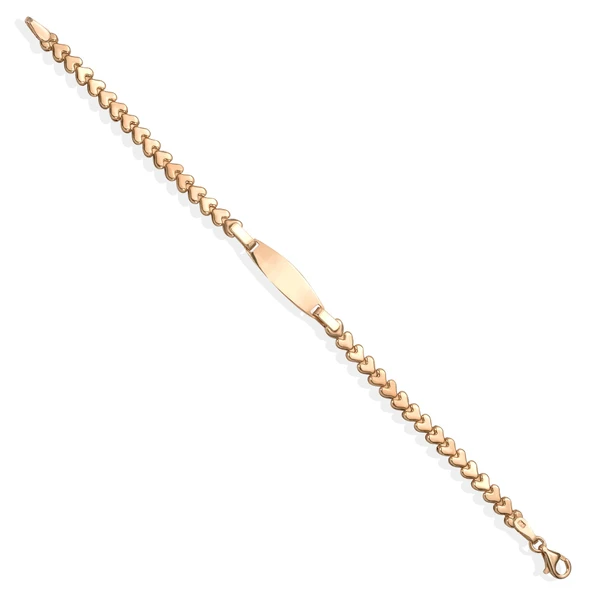 14 Ayar Altın Kaplama Kişiselleştirilmiş Bebek&Çocuk İsim Gümüş Bileklik - BPC00112 - Resim 5