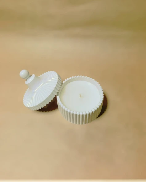 Minelly Rib Kapaklı Mumlu - 2