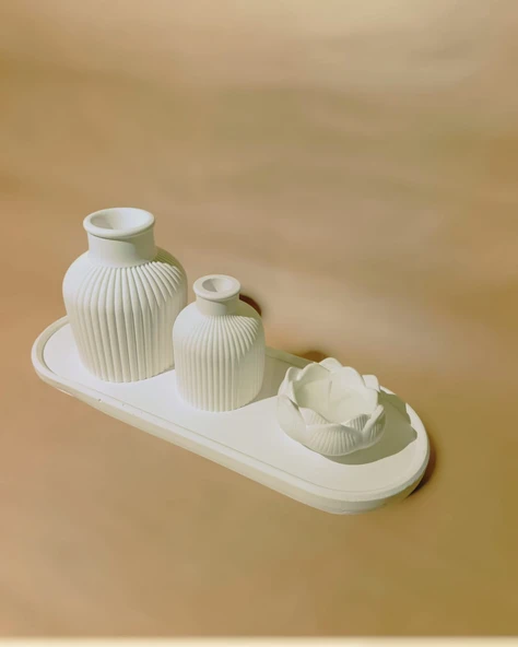 Minelly Dörtlü Mumlu Set - 5